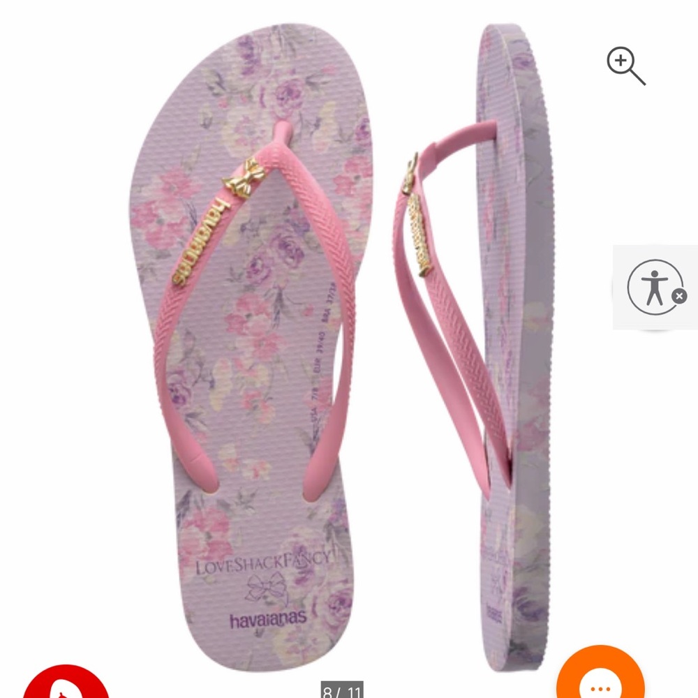 Loveshackfancy x Havaianas happy thoughts slim flip flop - Picture 7 of 8
